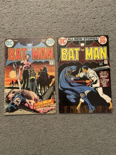 Batman DC Comics Books Lot Denny O Neil Neal Adams Ra S Al Ghul Talia