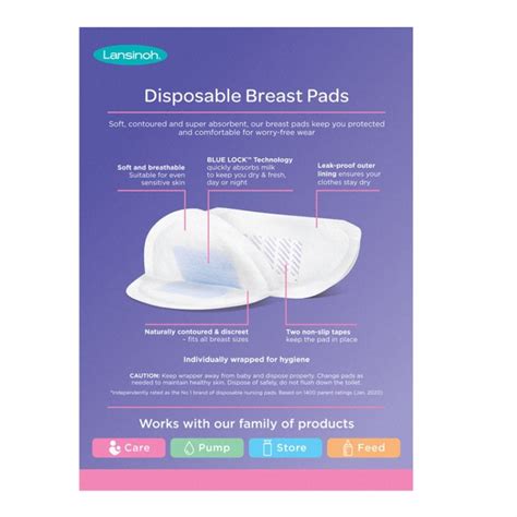 Lansinoh Disposable Breast Pads Pack Inish Pharmacy Ireland