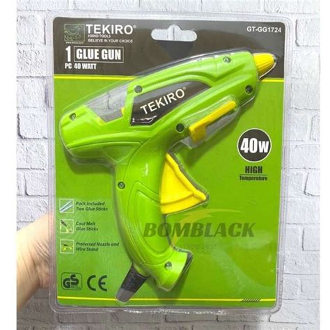 Promo Hot Melt Glue Gun 40 Watt Tekiro Besar Tembakan Lem Tembak Lilin Bakar Diskon 13 Di