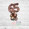 Rose Gold Numbered Balloon Bouquet Balloons And Events