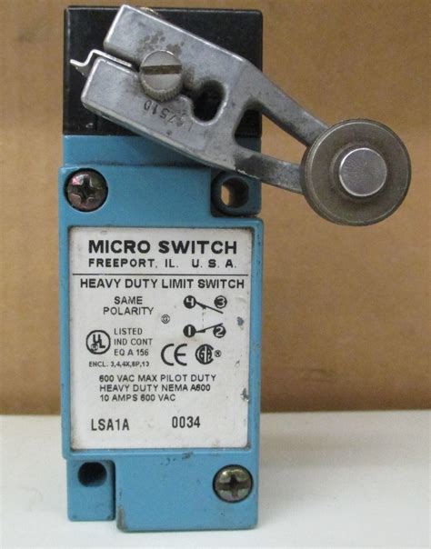 Honeywell Heavy Duty Limit Switch LSA1A 10amps 600VAC Daves