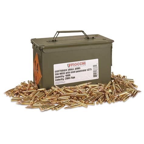 Fiocchi X Mm Grain Fmj Ammo With Can Rounds