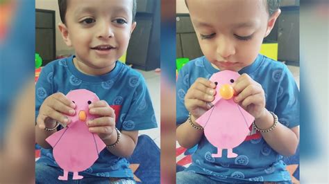 How To Make A Paper Duck With Balloon Diy Paper Duck Easy Paper