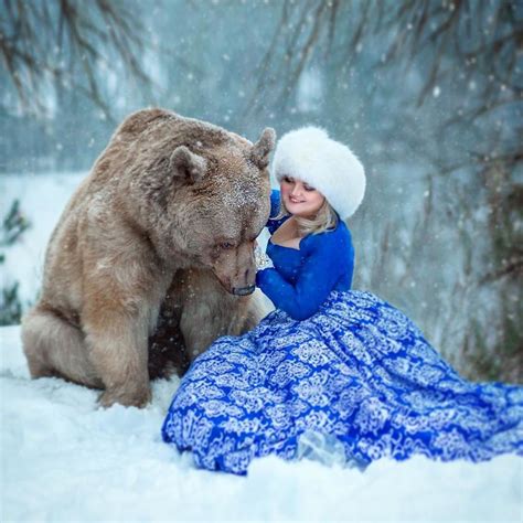 Abandoned Russian Brown Bear Rescued As A Cub Starts Career As A Model