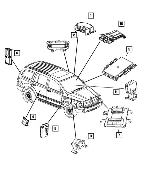 2005 Dodge Durango Front Control Module 56040661AL QuirkParts