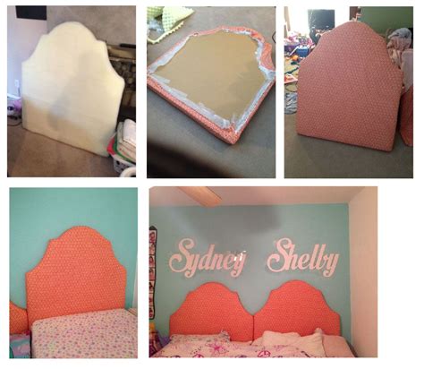 My Diy Headboard Made Out Of Cardboard Battingfoam And Fabric