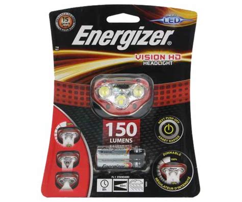 LINTERNA FRONTAL ENERGIZER 150 LUMENS EppCajamarca Trujillo 3m