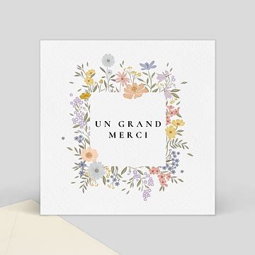 Faire Part Mariage Prairie Fleurie Popcarte