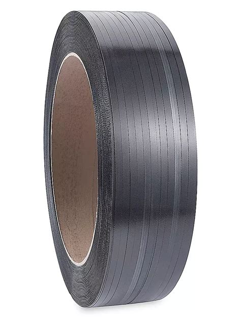 Uline Poly Strapping - 1/2" x .017" x 11,400', Black S-1550 - Uline