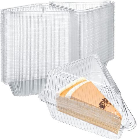 Amazon Pieces Cake Slice Container Boxes Plastic Pie Slice