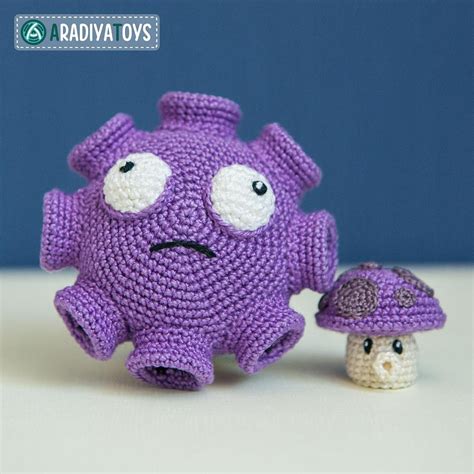 Gloom Shroom And Puff Shroom By Aradiyatoys Crochet Pattern By