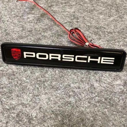 Led Porsche Grill Badge Beleuchtet Turbeleuchtung