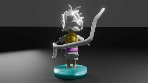 Archivo STL Monkey D. Luffy Gear 5 chibi 3D 🐒 ・Diseño imprimible en 3D para descargar・Cults