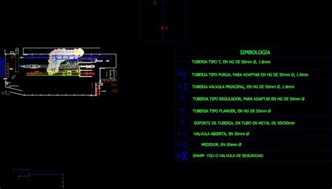 Installation Of Gas Dwg Detail For Autocad • Designs Cad