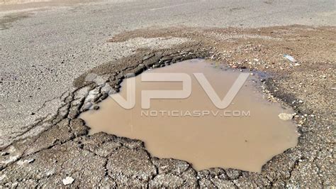 Pésima imagen en zona hotelera con enormes baches NoticiasPV