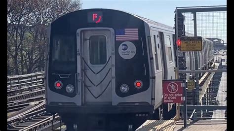 Bmt Subway R Siemens F Train Ride From Atlantic Avenue To Bay