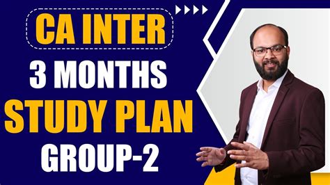 Days Strategy Of Ca Inter Group Months Study Plan For Ca Inter