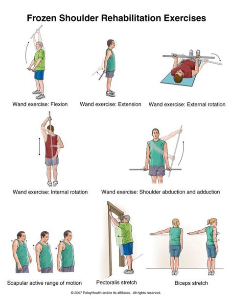 Free Printable Frozen Shoulder Exercises