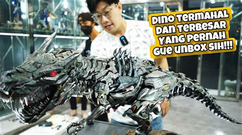 Pertama Kali Dalam Hidup Ini Liat Dan Unboxing T Rex Dino Segede Dan