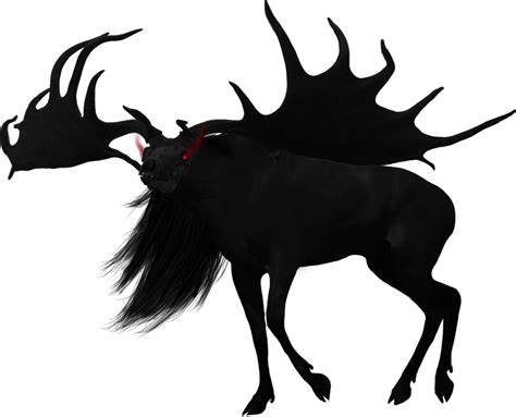 Black deer by Snow-sauria on DeviantArt