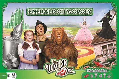 The Wizard Of Oz Emerald City Opoly Masterpieces Puzzle Warehouse