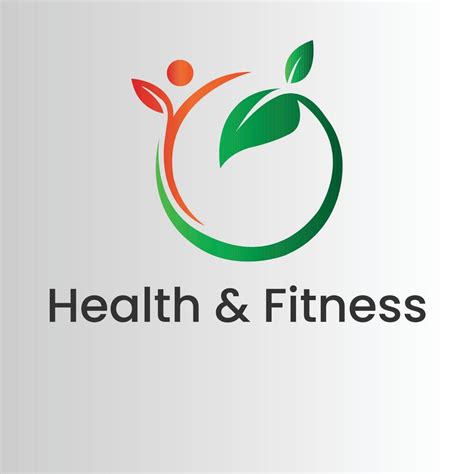 A logo for a health and fitness company. 21425348 Vector Art at Vecteezy