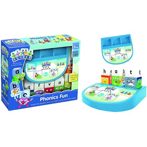 Alphablocks Phonics Fun Educational Toy Blue Wilko