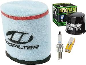 Amazon Tune Up Kit Pre Oiled Air Filter Oil Filter Spark Plug For