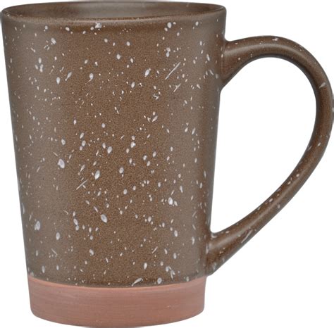 Oak Bulk Custom Printed 16oz Speckled Mug With Terracotta Bottom Campfire Premiums