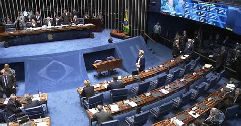 Jornal Nacional Senado Aprova Projeto Que Cria A Lei De