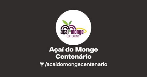 Açaí do Monge Centenário Instagram Linktree