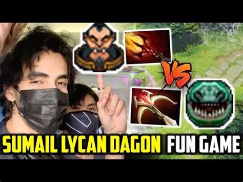 Sumail Lycan Dagon Build Mid Vs Gunnar Tidehunter Mid Play For Fun