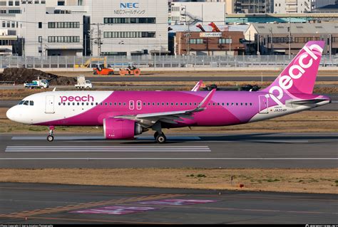 Ja P Peach Airbus A N Photo By Sierra Aviation Photography Id