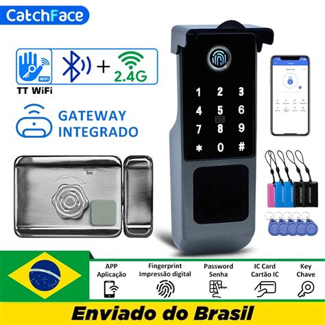 Prova D Gua Keyless Smart Door Lock Ttlock Vers O Wifi Constru Do Em