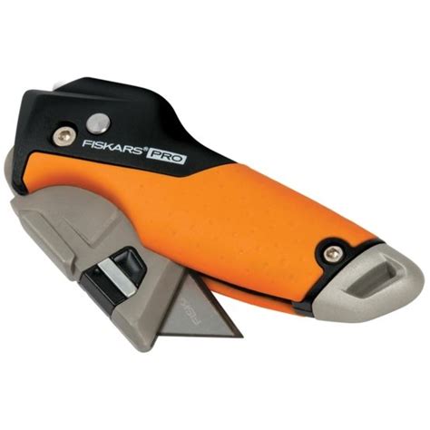 Нож строительный складной, со сменным лезвием FISKARS CarbonMax – ножи ...