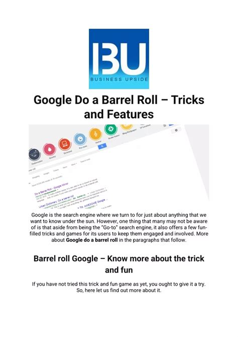 PPT - Google Do a Barrel Roll PowerPoint Presentation, free download ...