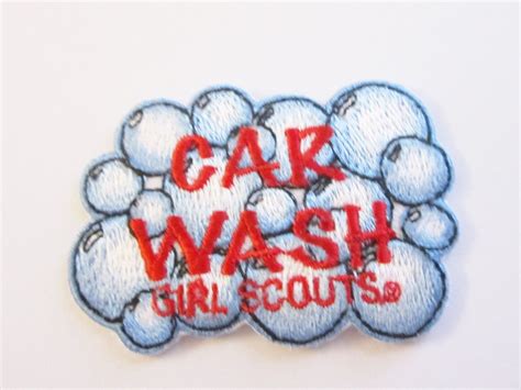 Girl Scout Fun Patch Car Wash By Allthingsgirlscout On Etsy