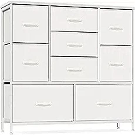 A Stock Furnulem White Dresser With Large Drawers For Long Tv