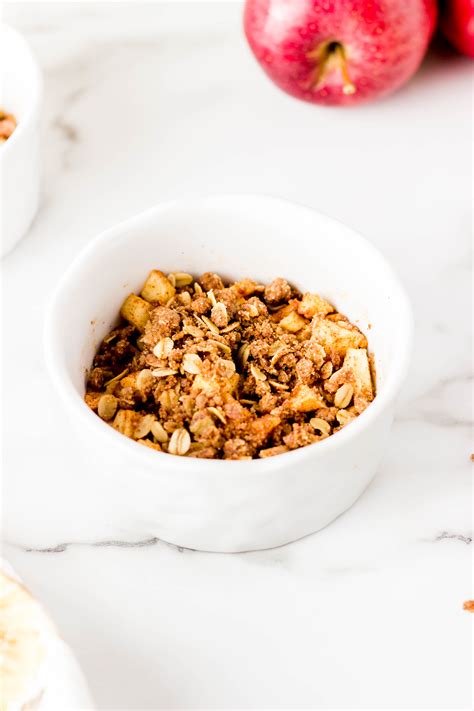 Easy Air Fryer Apple Crisp Recipe With A Perfectly Crispy Topping And Delicious Apples