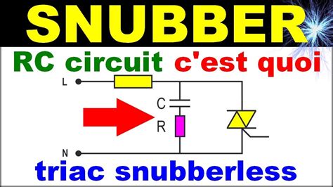 rc circuit snubber protection triac diac électronic triac snubberless