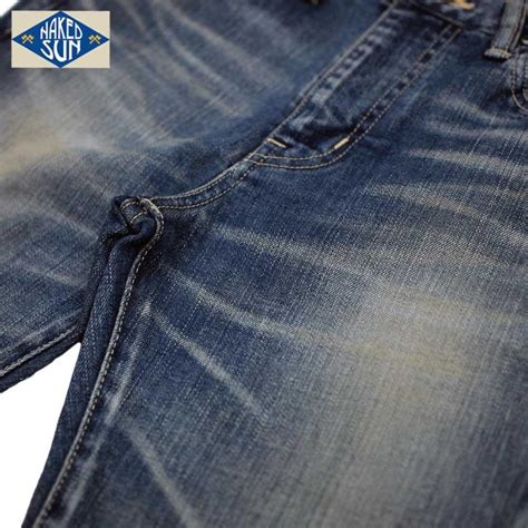 naked sun NAKED SUN ネイキッドサン 5ポケットストレッチ タイト フレアデニム 5PKT STRETCH TIGHT FLARE インディゴUSED 1
