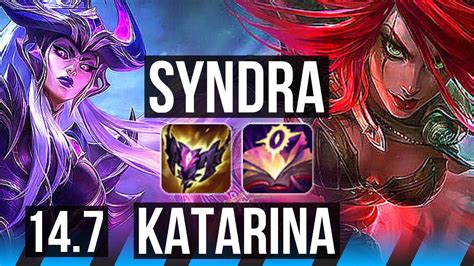 Syndra Vs Katarina Mid 6 Solo Kills 600 Games 1023 Euw