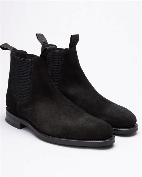 Loake Emsworth Black Suede Shoes Shoes Online Lester Store