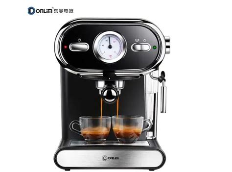 Donlim espresso italian cafe machine household pump steam Home coffee ...