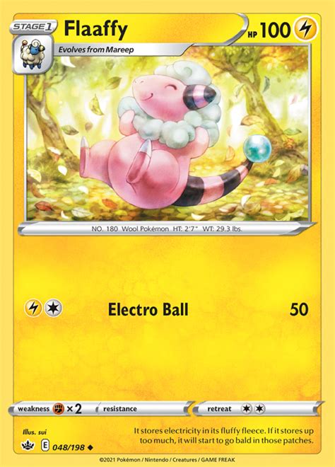 Flaaffy Chilling Reign Uncommon Pokemon Tcg Digitaltq