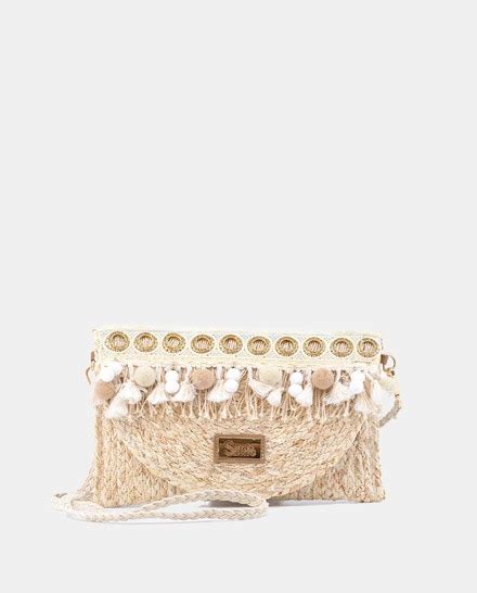 Clutch Simó Sastre en beige BALI con imán Simó Sastre El Corte Inglés