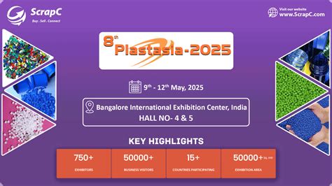 Plastasia Leading Plastics Expo In Bangalore Scrapc Buy Sell