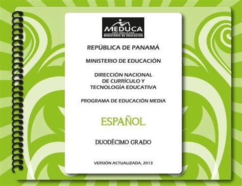 Espa Ol Ministerio De Educaci N