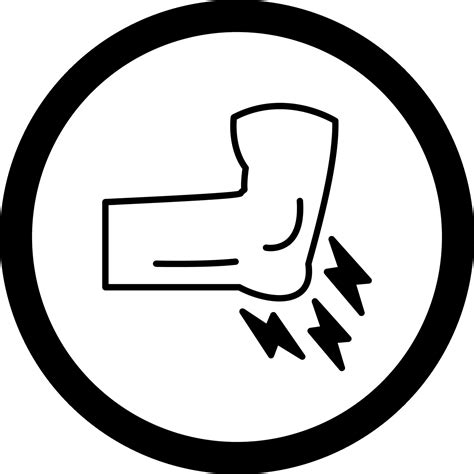 Elbow Pain Circle Icon 48282379 Vector Art at Vecteezy