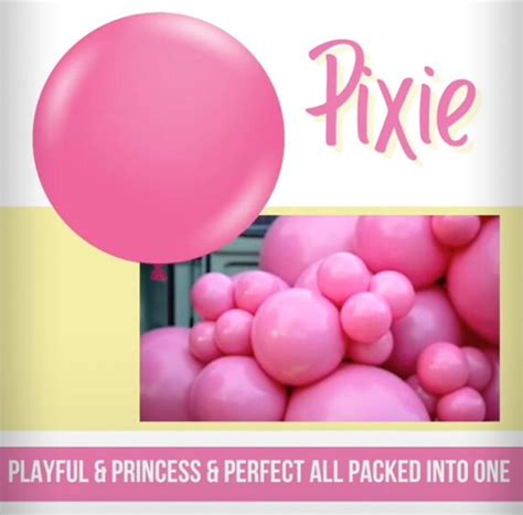 Pixie Pink Balloon Hot Pink Balloon Fuchsia Pink Balloon Etsy